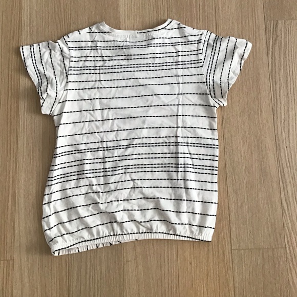 Dolan Anthropologie brand Black and White Striped Top Size S - Picture 2 of 6